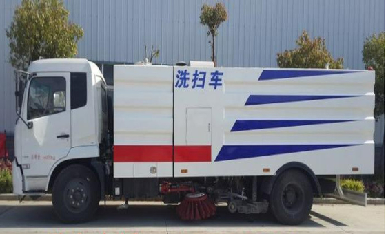 DONGFENG-Fahrgestelle trocknen Emission des Hygiene-Straßen-Kehrmaschine-LKW-Eur V