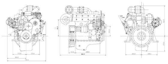 Allgemeine Schienen-Dieselmotor Mechaniker-Pump Explosion Proof-Maschinen-70KW/95hp
