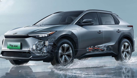 Elektroautos Toyotas Bz4x Driving-Range-Modell 2023 Suv EV China Toyota BZ4X 400KM